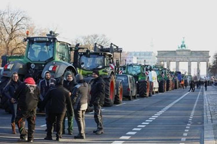 Balance de las protestas de los agricultores alemanes