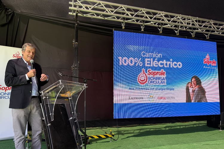Soprole anunció la implementación de sus primeros camiones refrigerados 100% eléctricos