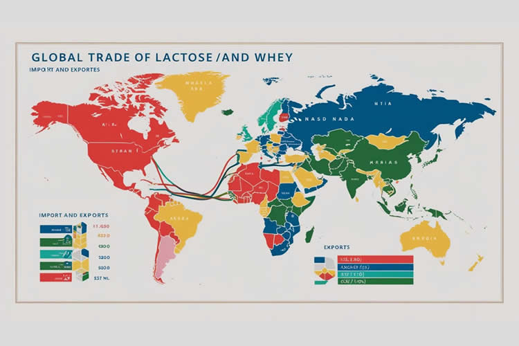 El impacto de los aranceles recíprocos en el comercio mundial de lactosa y suero