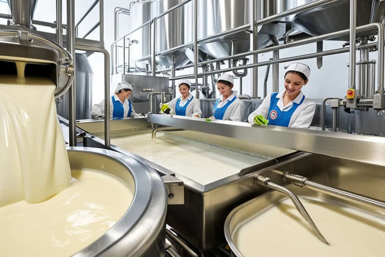 Elaboración de lácteos mayormente al alza el primer trimestre 