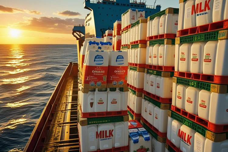 Exportaciones lácteas crecen 15,3% el primer semestre del año