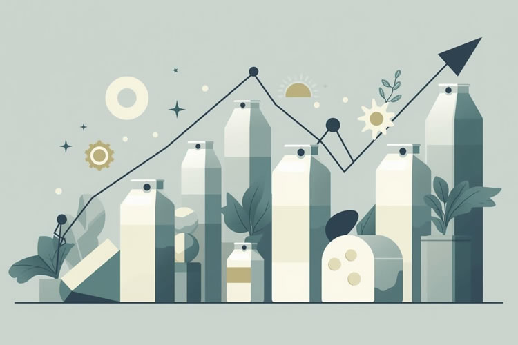 Índice de lácteos de la FAO baja por segundo mes consecutivo