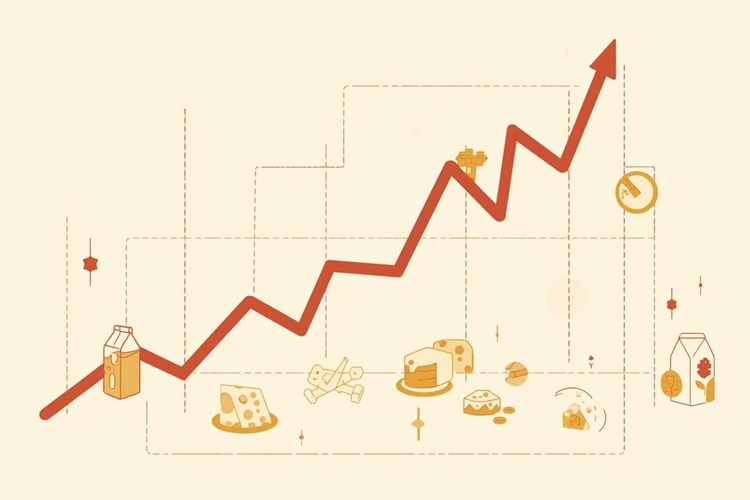 IPC de septiembre refleja incremento en precios de los lácteos