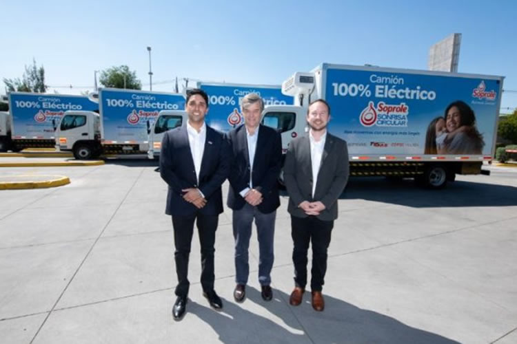 Soprole implementa camiones eléctricos para su cadena de frío