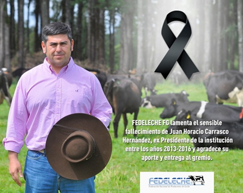 Luto gremial por  fallecimiento de ex presidente de Fedeleche