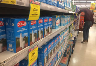 Colun acuerda congelar precios de sus productos  