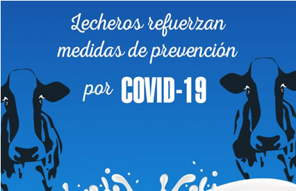 Lecheros refuerzan medidas de prevención por COVID-19
