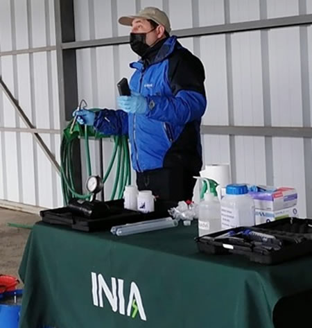 Especialista del INIA dictó capacitación sobre muestreo, análisis rápido y valoración de purines de lechería