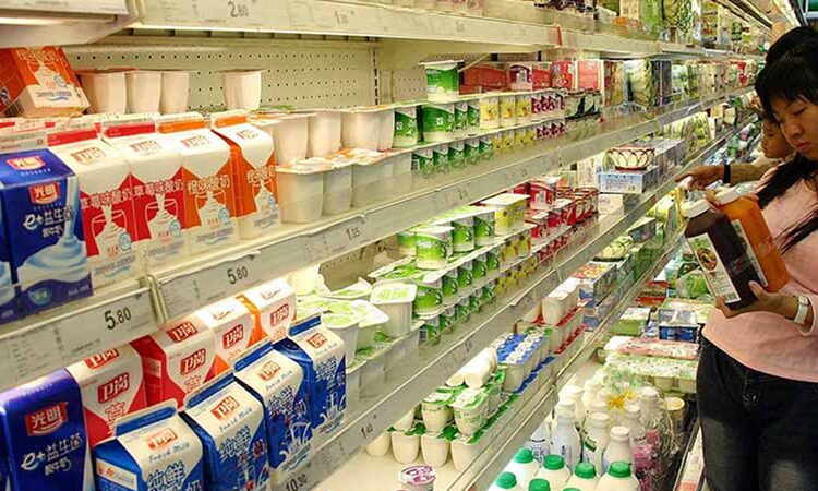China: importaciones de productos lácteos suben en febrero 