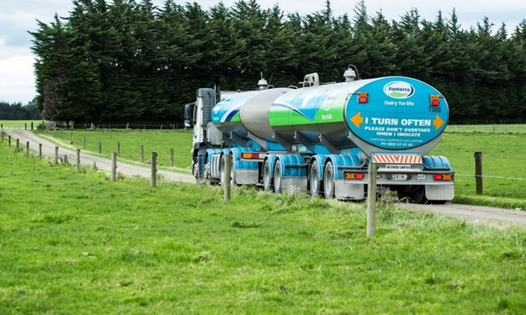 El precio promedio de los productos lácteos cede en último remate de Fonterra 