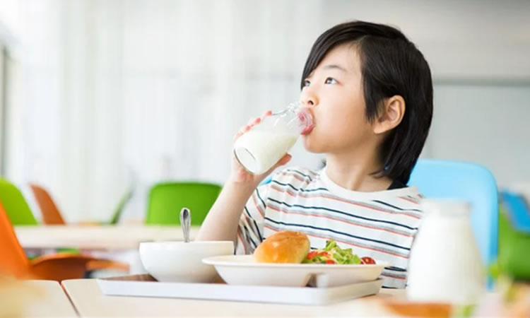¿Por qué los almuerzos escolares en Estados Unidos siempre vienen con leche?