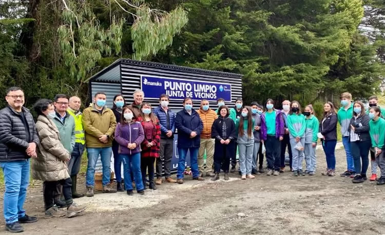 Se inaugura el primer punto de reciclaje en Islote Rupanco