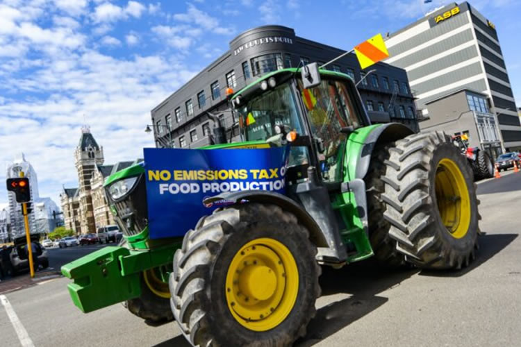 Nueva Zelanda: Agricultores salen a las calles para protestar contra el plan de impuestos 