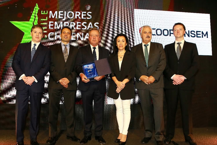 Cooprinsem elegida nuevamente entre las 33 Mejores Empresas Chilenas