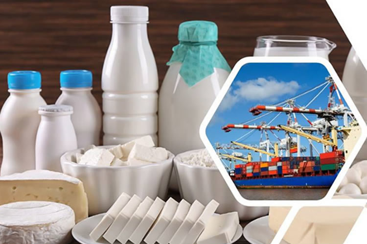 Ranking comercio exterior de productos lácteos en 2022