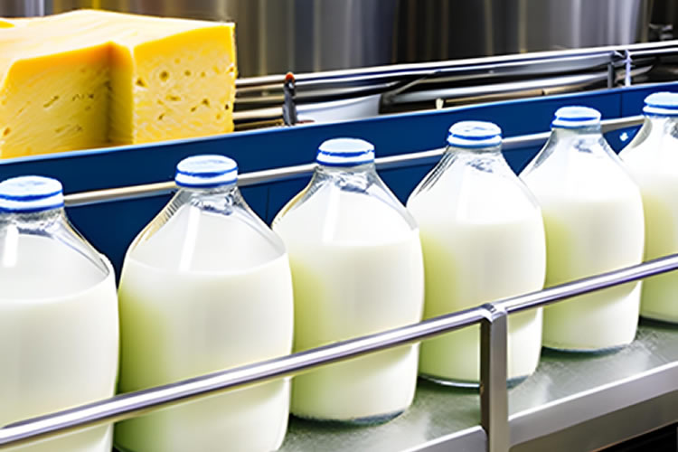 Elaboración de productos lácteos a febrero sigue mayormente a la baja 