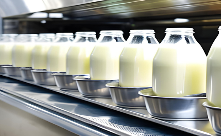 Elaboración de lácteos a la baja en el primer trimestre de 2023