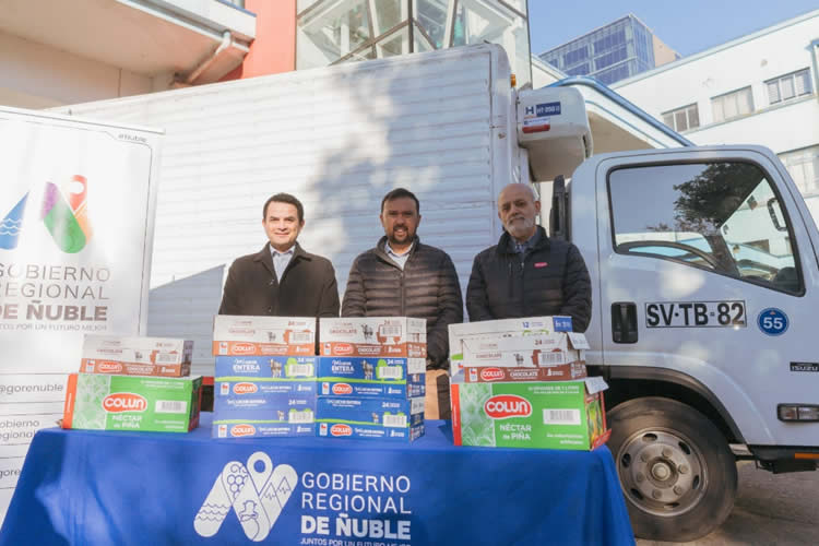 Nuevamente Colun apoya a los afectados durante una emergencia en la Región de Ñuble