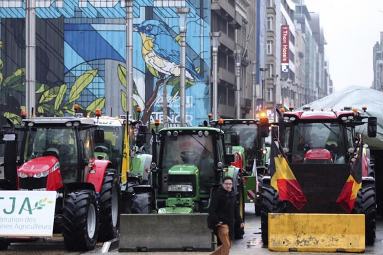 La UE revisará la política agrícola en respuesta a las protestas de los agricultores