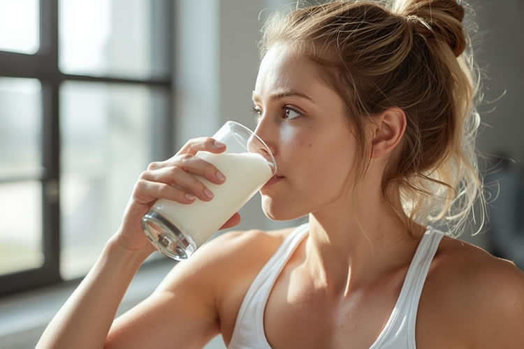 Experta revelan que la leche después de entrenar ayuda a recuperar masa muscular